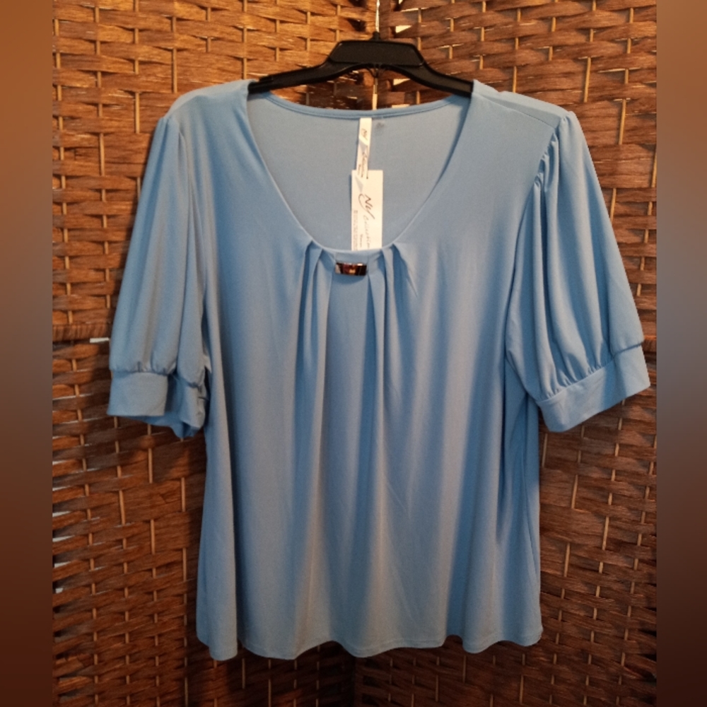NY Collection Woman Blouse Top 3X